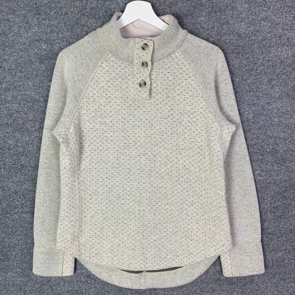 Prana Sweaters - prAna FROZEN FALLS SWEATER IN PEBBLE GREY Size Medium women’s